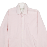 TED BAKER Endurance Mens Plain Shirt Pink Long Sleeve M