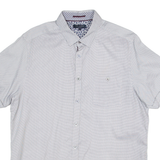 TED BAKER Mens Plain Shirt Grey M