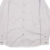 TED BAKER Mens Shirt Brown Long Sleeve M