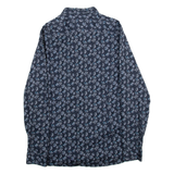 TED BAKER Mens Shirt Blue Floral Long Sleeve M