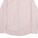 TED BAKER Mens Shirt Pink Striped Long Sleeve M