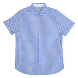 TED BAKER Mens Shirt Blue Striped M