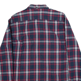 FRENCH CONNECTION Mens Shirt Blue Check Long Sleeve L