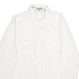 TED BAKER Mens Plain Shirt White Long Sleeve M