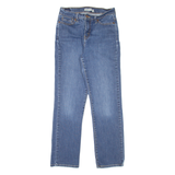 LEVI'S 512 Perfectly Slimming Womens Jeans Blue Straight Stone Wash W26 L28