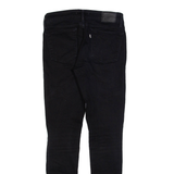 LEVI'S 711 Womens Jeans Black Slim Skinny W26 L27