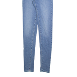 LEVI'S Mile High Big E Womens Jeans Blue Slim Skinny Stone Wash W27 L34