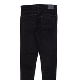 LEVI'S 720 Womens Jeans Black Slim Skinny W27 L32