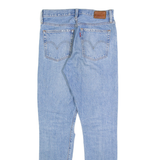 LEVI'S 501 S Big E Distressed Womens Jeans Blue Regular Straight W26 L30