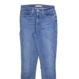 LEVI'S 721 High Rise Womens Jeans Blue Slim Skinny W27 L32