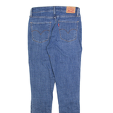 LEVI'S 721 High Rise Womens Jeans Blue Slim Skinny W27 L32