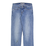 LEVI'S Womens Jeans Blue Slim Straight Stone Wash W25 L32