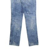 DIESEL Distressed Womens Jeans Blue Slim Straight Stone Wash W26 L31