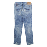 DIESEL Distressed Womens Jeans Blue Slim Straight Stone Wash W26 L31