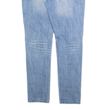 DKNY Distressed Womens Jeans Blue Slim Boyfriend Stone Wash W32 L30