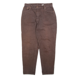 LEVI'S 551 Womens Jeans Brown Relaxed Tapered W30 L30