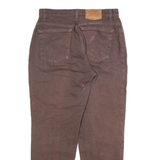 LEVI'S 551 Womens Jeans Brown Relaxed Tapered W30 L30