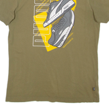PUMA Mens T-Shirt Green Crew Neck S