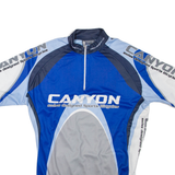 NALINI Cycling Mens T-Shirt Blue 1/4 Zip L