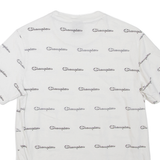 CHAMPION Mens T-Shirt White Crew Neck S