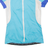 CRIVIT Cycling Womens T-Shirt Blue Full Zip S