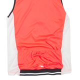 CRANE Cycling Mens T-Shirt Pink Sleeveless 1/2 Zip M