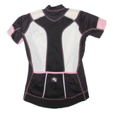 GIORDANA Cycling Womens T-Shirt Black High Neck XS