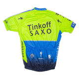 Cycling Mens T-Shirt Green High Neck L