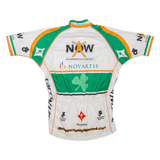 CHAMPION SYSTEM Cycling Mens T-Shirt White High Neck S