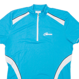 GONSO Cycling Mens T-Shirt Blue 1/4 Zip L