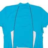 GONSO Cycling Mens T-Shirt Blue 1/4 Zip L