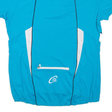 GONSO Cycling Mens T-Shirt Blue 1/4 Zip L