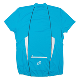 GONSO Cycling Mens T-Shirt Blue 1/4 Zip L