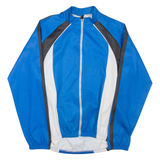 OLE SPORTSWEAR Cycling Mens T-Shirt Blue Long Sleeve High Neck XL