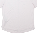 NIKE Dri-fit Mens T-Shirt White Crew Neck S