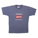 LEVI'S Mens T-Shirt Blue Crew Neck M