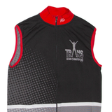 Marathon Mens Vest Black Sleeveless High Neck L