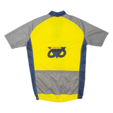 GRANIT Cycling Mens T-Shirt Grey 1/4 Zip M