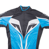 LIXADA Cycling Mens T-Shirt Blue High Neck L