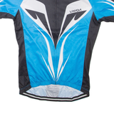 LIXADA Cycling Mens T-Shirt Blue High Neck L