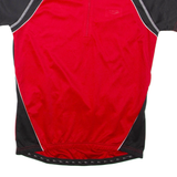 CRIVIT SPORTS Cycling Mens T-Shirt Red 1/4 Zip L