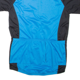 CRIVIT SPORTS Cycling Mens T-Shirt Blue 1/4 Zip M