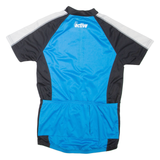 CRIVIT SPORTS Cycling Mens T-Shirt Blue 1/4 Zip M