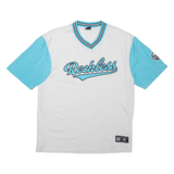 FSBN Mens T-Shirt White USA V-Neck M