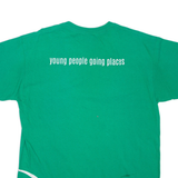 GILDAN Mens T-Shirt Green Crew Neck L