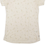 HELLY HANSEN Womens T-Shirt Beige Crew Neck M