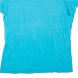 NIKE Womens T-Shirt Blue Crew Neck XL