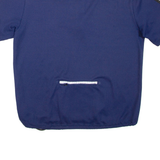 MAX DRIVE Cycling Mens T-Shirt Blue 1/4 Zip L