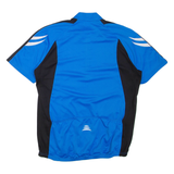 CROSSWAVE Cycling Mens T-Shirt Blue 1/4 Zip XL