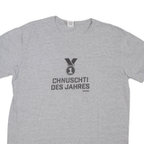 GILDAN Mens T-Shirt Grey Crew Neck XL